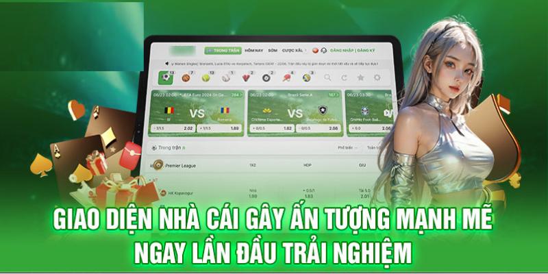 Giao diện nền tảng OK9 đơn giản, bắt mắt, thông minh