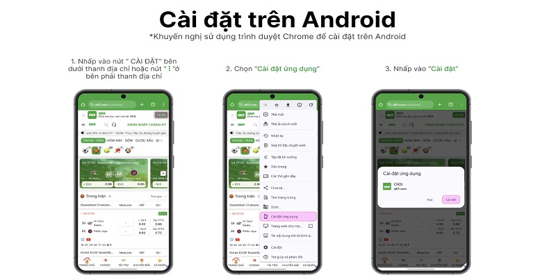 3 bước tải app OK9 cực đơn giản cho Android